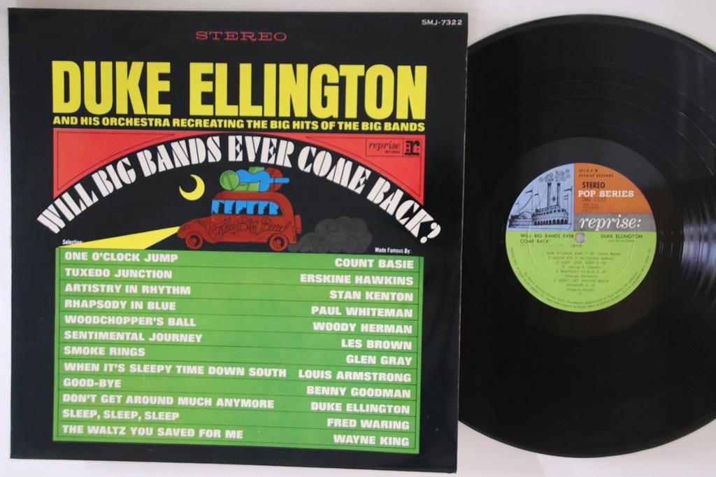 LP Record DUKE ELLIMGTON - Will Big Bands Ever Come Back? SMJ7322 REPRISE Japan Jazz Used