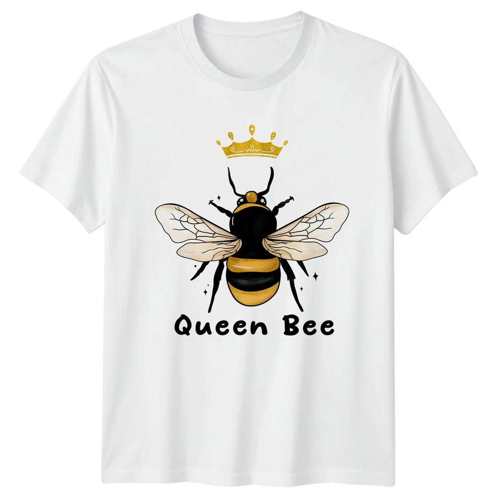 Queen Bee TShirt Nature Lover Bee Keeper Honeycomb Apiary Gift S