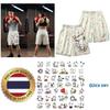 Japanese Carton Anime Pochacco Dog  Muay Thai Kickboxing Training Shorts Print Martial Art Boxer Unisex Men Women Fighting Fitness Sport Gym Workout