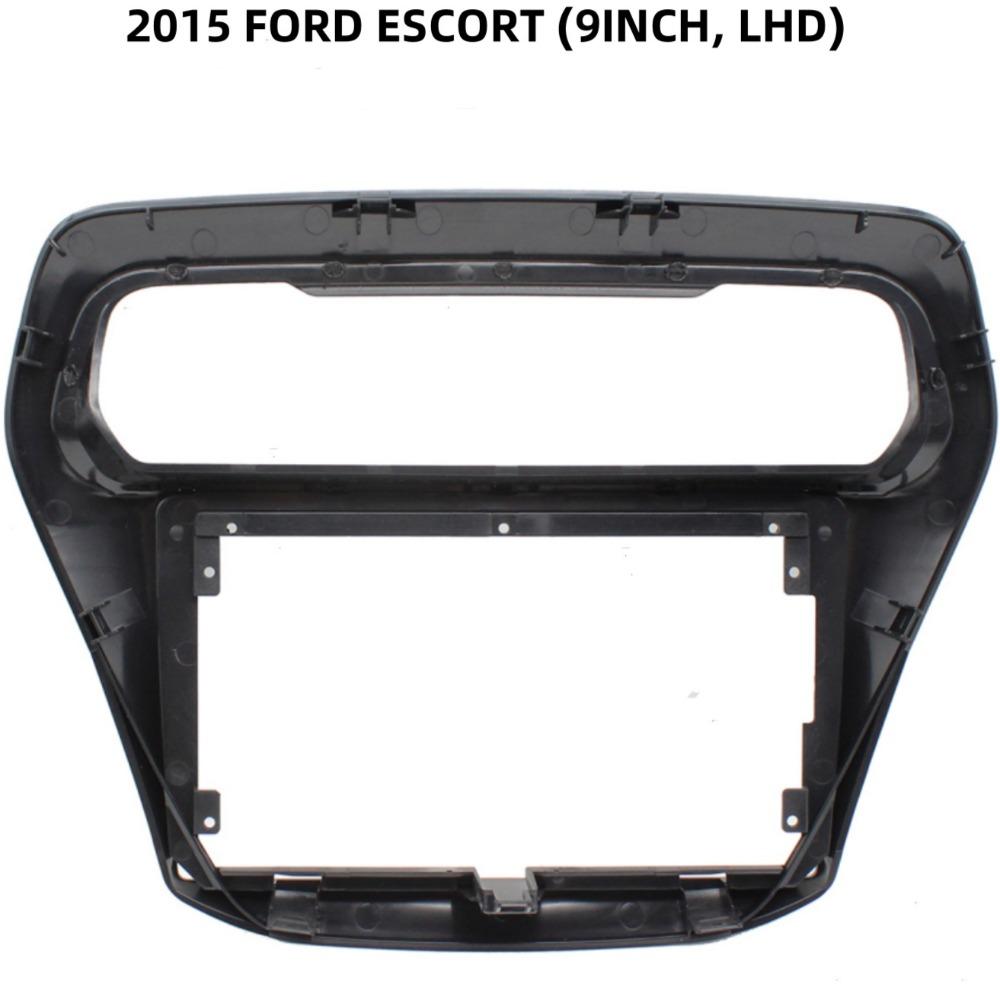 Car Radio MP5 Player Panel Fascia 9 Inch for 2015 FORD ESCORT 2Din Stereo Player Install Surround Panel Dash Kit GPS Frame