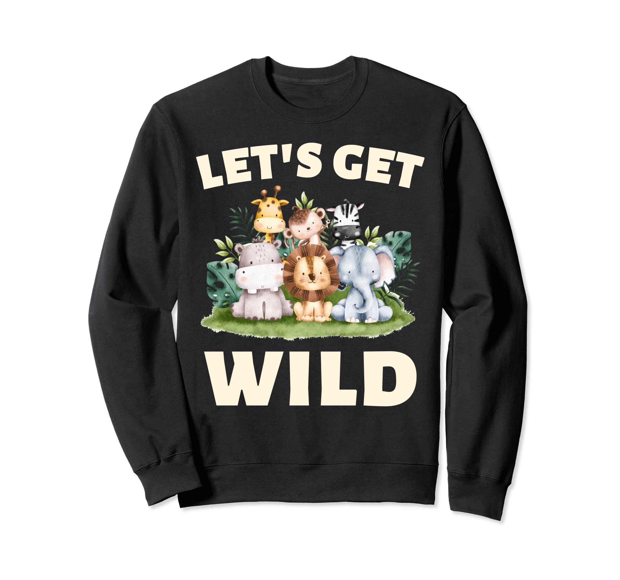 

Kids Birthday Zoo Fan Sweatshirt чёрный