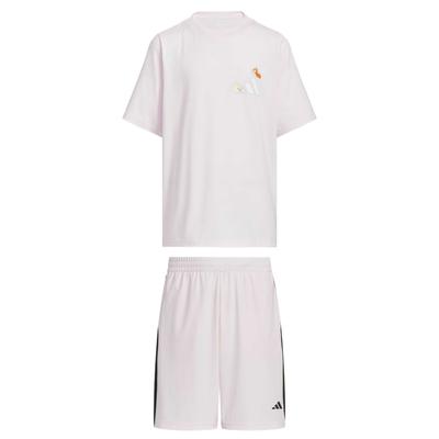 Casual Sportswear SHORT SLEEVE TEE SET Pink Children Aged 3 7 Years Old KC8470