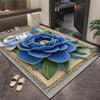 Tapis de sol fleur 3D tridimensionnelle tapis d'entrée porte d'entrée tapis de porche tapis de pied résistant à la saleté cuisine salle de bain porte tapis absorbant