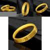 Plated Luxurious Gold Vietnamese Ring Stylish Retro Pattern Unisex Design For Celebrations Special