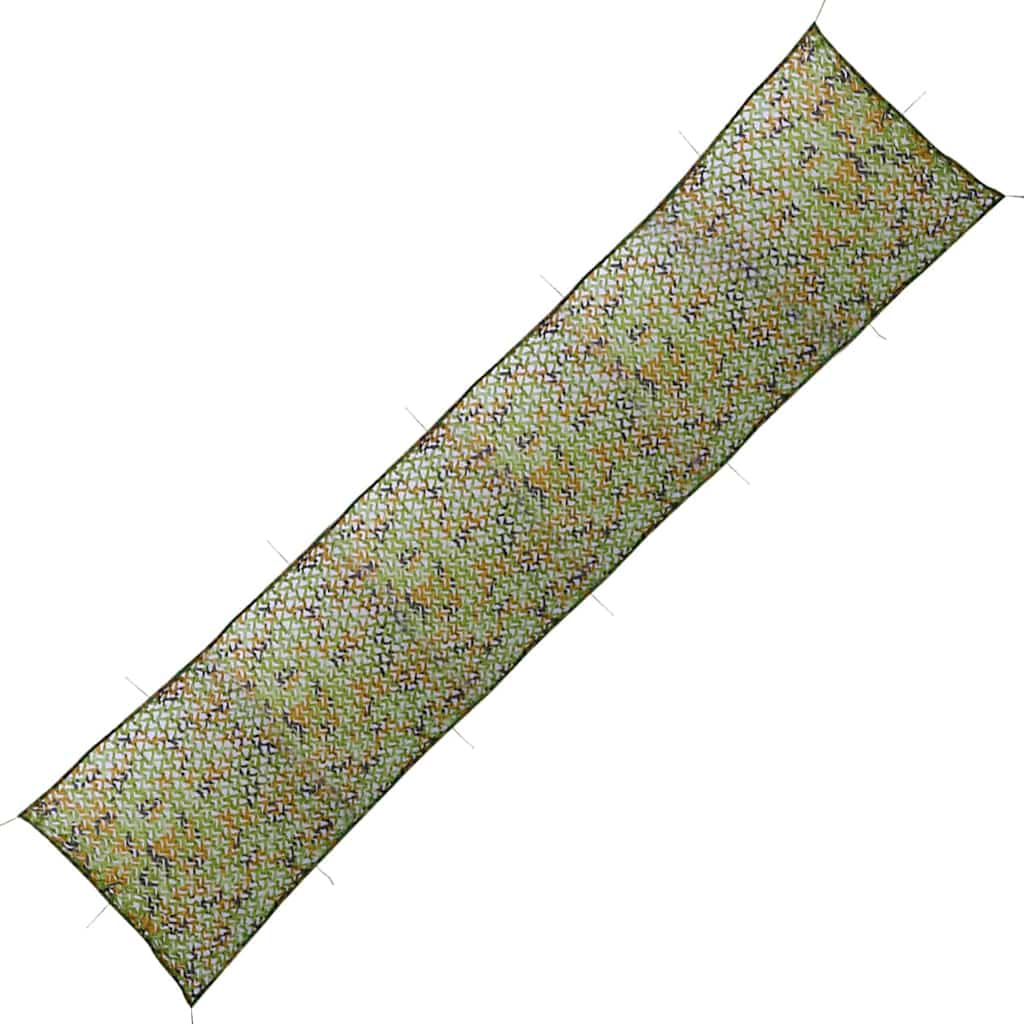 vidaXL Tarnnetz mit Aufbewahrungsbeutel 1,5x7 m grün