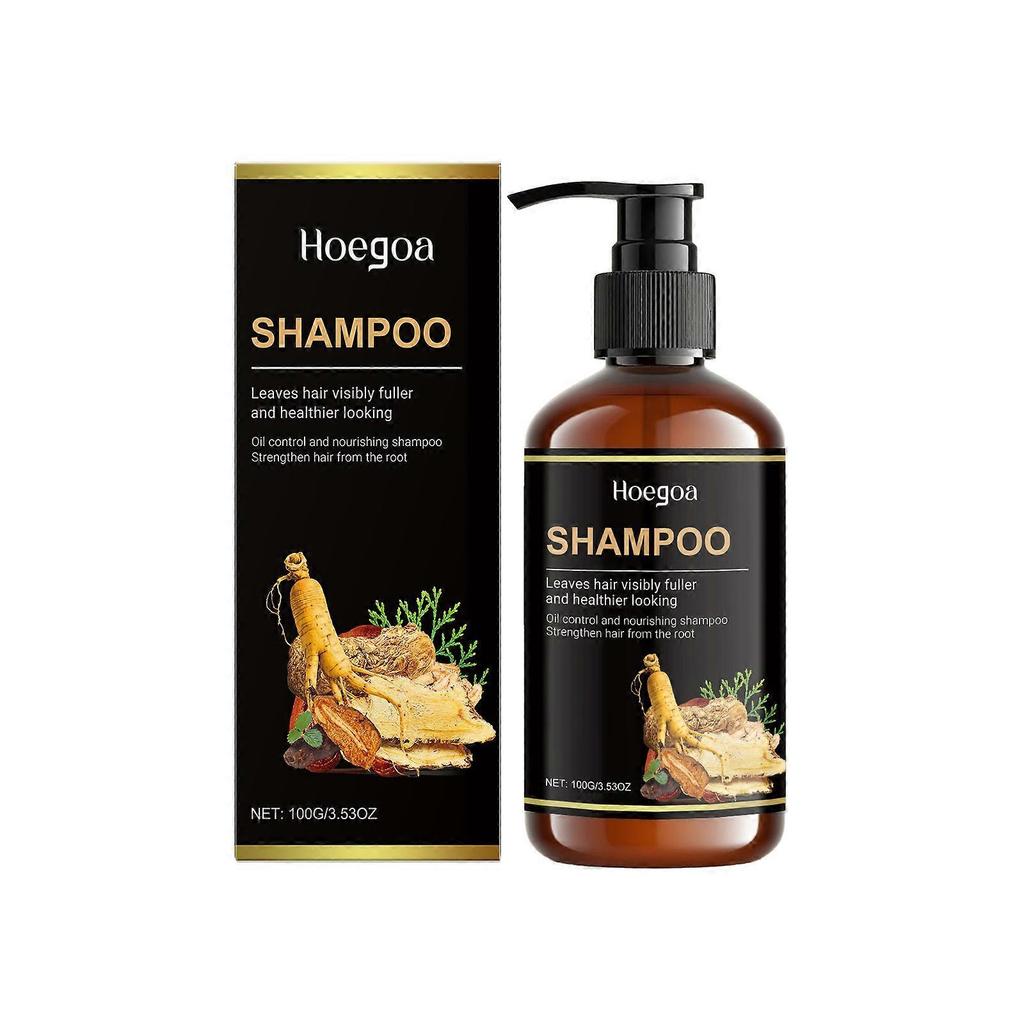 Hoegoa Herbal Hair Care Shampoo Gently Cleanses The Scalp, Refreshing It And Making The Hair Smooth And Lustrous