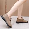 Winter new Fashionable Female Slip on Flat Cotton Shoes Women's Snow Boots Soft Women's  Casual Comfortable Warm Short Boots