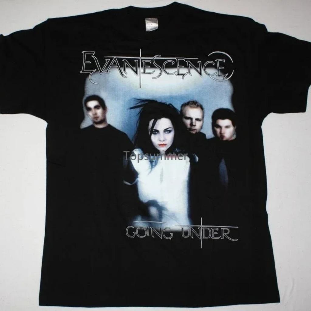 Evanescence Going Under Nové Černé Tričko Dámské Oblečení Trička Kawaii