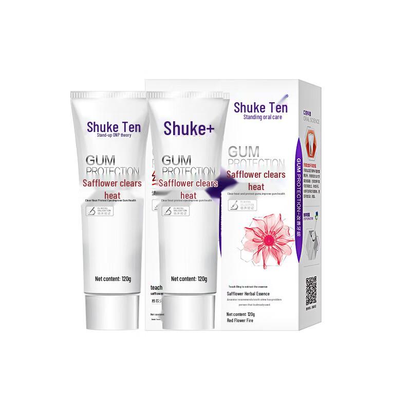 Shuke Saffron Gum Care Toothpaste, 2 x 120g