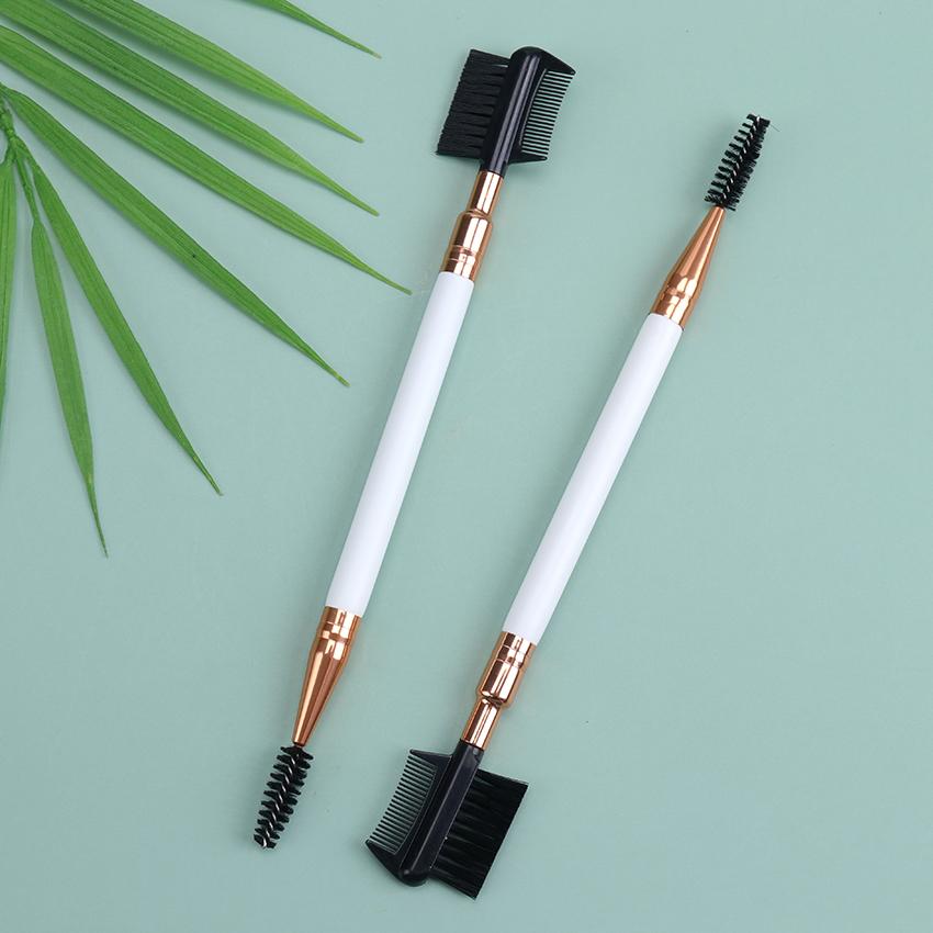 

1 шт. двусторонняя расческа для бровей, кисть для красоты, кисти для макияжа, аппликатор для ресниц, профессиональный инструмент для макияжа