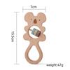 Baby Toys 0 12 Months Wooden Rattle Sensory Toys For Baby Montessori Baby Stroller Cartoon Koala Hand Bell Infant Wooden Teether