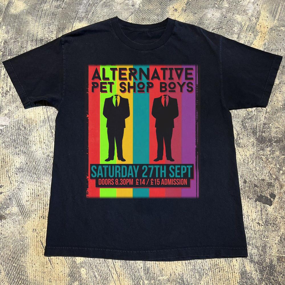 

PET SHOP BOYS Dreamworld Greatest Hits 2025 Tour Black All Size T-shirt K832 Unisex T-Shirt S