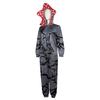 Erkek Kadın için Yetişkin Etçil Çiçek Tulum Pijama Noel Cosplay Tek Parça Kostüm Kapüşonlu Pijama Tulum
