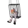 Halloween Hanging Ghost Toys Prisoners Cage Ghosts Screaming Talking Let Me To Go Out Play Pranks Talking Props Ghost Pendant