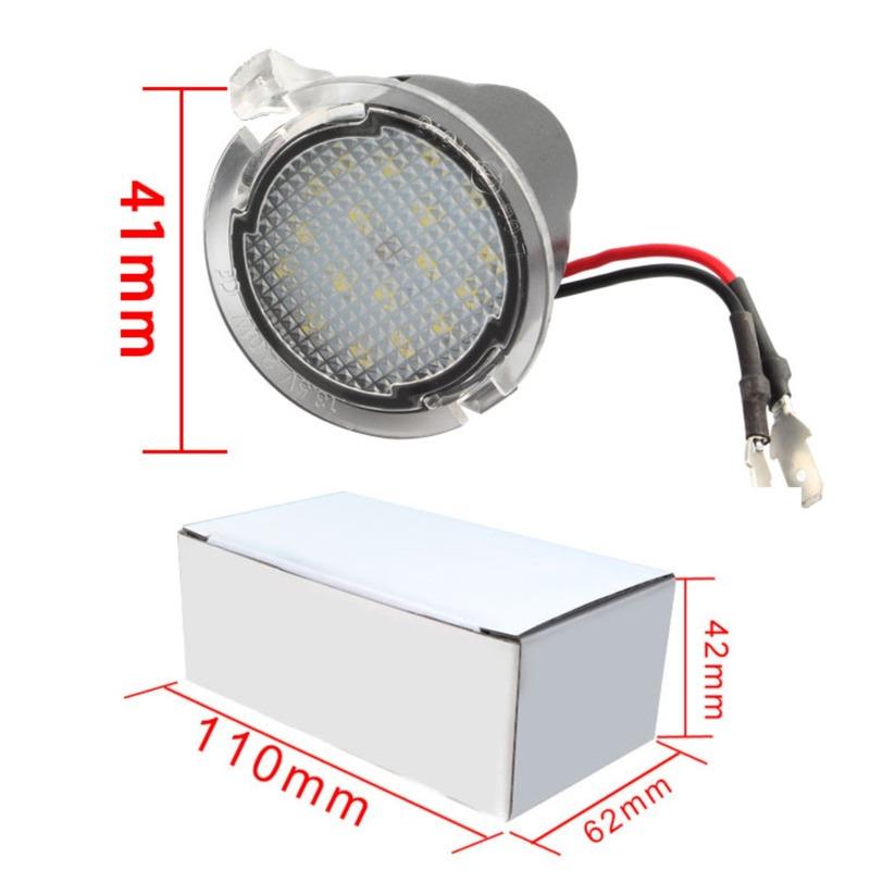 LED License Plate Light Side Mirror Projection Light Compatible with Ford Mondeo Taurus Explorer Everest Quality Car Accessories