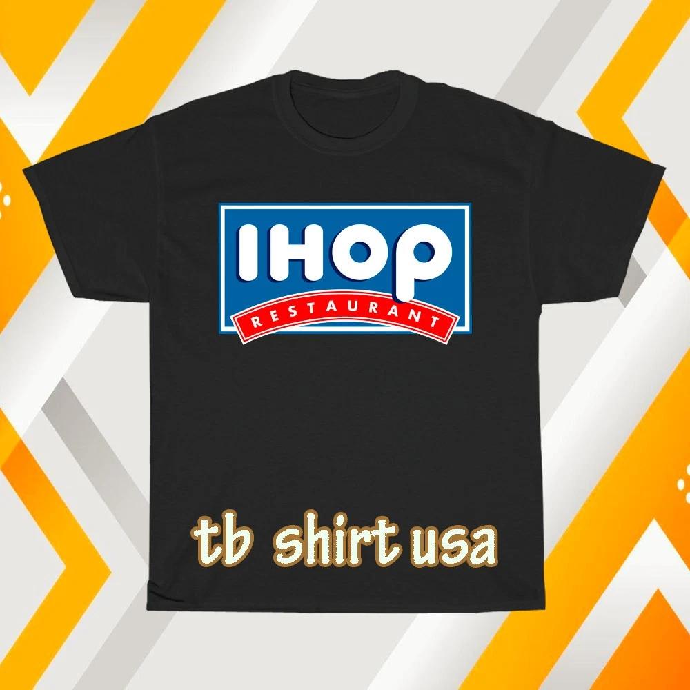 New Pancake IHOP Restaurant Logo Unisex T-Shirt Funny Size S to 5XL XXXXL