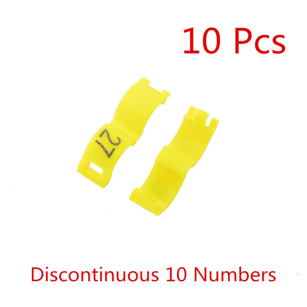 10 Pcs Inner 2.7/ 3/4/4.5/5mm Canary Clip Ring Bird Pigeon Parrot Leg Rings Small Birds Foot Rings With Number Bird Clip Ring