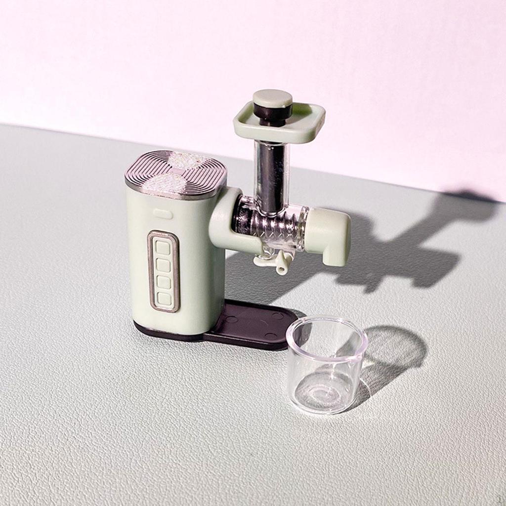 Dollhouse Juicer Model Accessory 1/12 Decoration Classic Photo Props Tiny Furniture Ornament