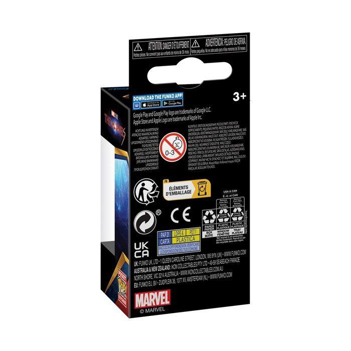 Funko pocket pop! keychain: the marvels - captain marvel