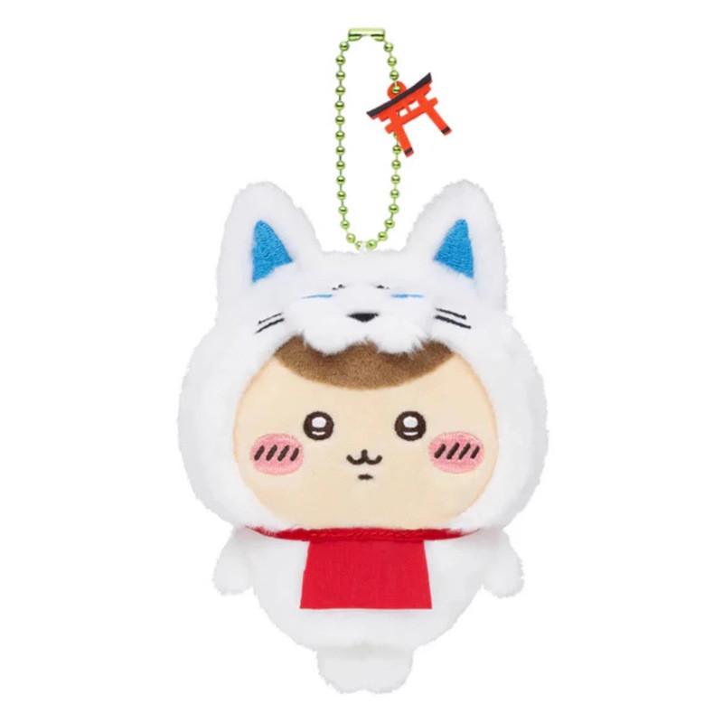 Chiikawa Plush Keychain With Fushimi Inari Theme Fox Momonga Fox Kani Design