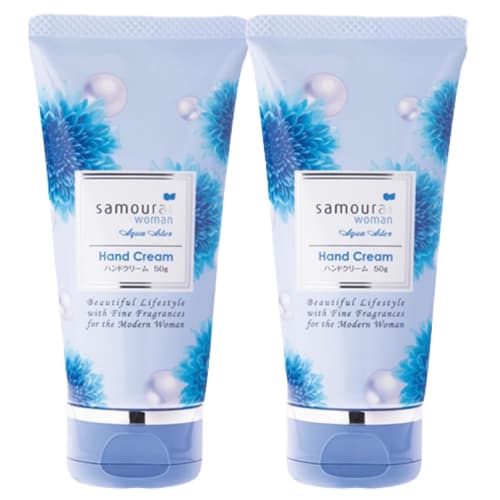 [Limited] Samurai Woman Hand Cream, 50g (2-Pack) Fragrance Hand Cream (50g X 2, Aqua Aster)