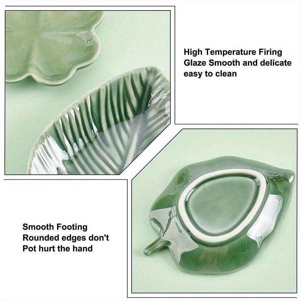 Green Ring Storage Tray Nordic Style Jewelry Display Tray Dish Holder Soap Dish  Christmas Gift