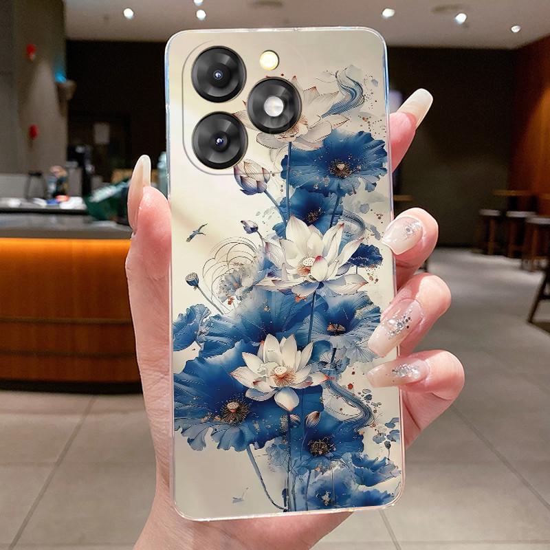 For itel A50 A50C A60 A60S A70 A80 Case Luxury Awesome Cute Cool Dragon Boys Girls Soft Silicone Back Covers Transparent Bumper