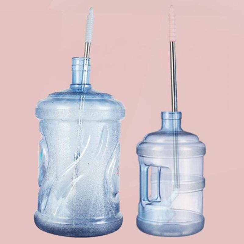 Long Bottle Brush Bottle Cleaner Brush Nylon Bristles Stainless Steel Handle Bendable Brush Head Bottle Cleaning Brush