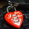 Heart Padlock Code 3 Numbers Password Combination Heart Shape Safety Love Zinc Alloy Luggage Box Lock Household Accessories