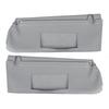 1 Pair Sun Visor Cover Trim Fit For Chevrolet Tahoe Suburban 1500 GMC Yukon 1995 1996 1997 1998 1999 Grey Microfiber Leather