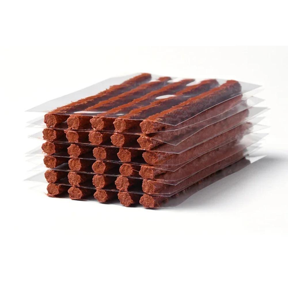Car Tire Repair Tool Set with Glue and Rubber Stripes Tools for Car and Motorcycle Tubeless Tyre Puncture - Quick Repairing Kit