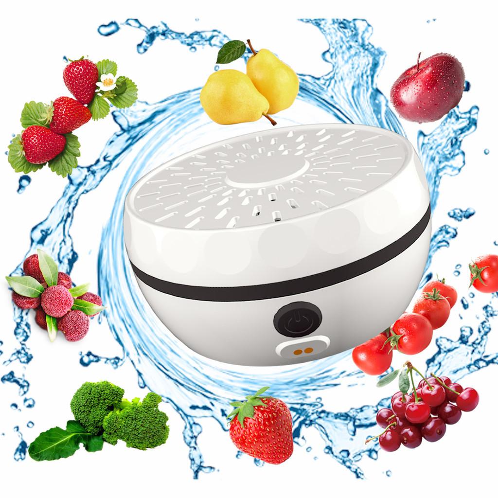 Small Household Sterilizer Food Cleaner Automatic Fruit Vegetable Washing Machine Portable Wireless Kitchen Fruit Washer