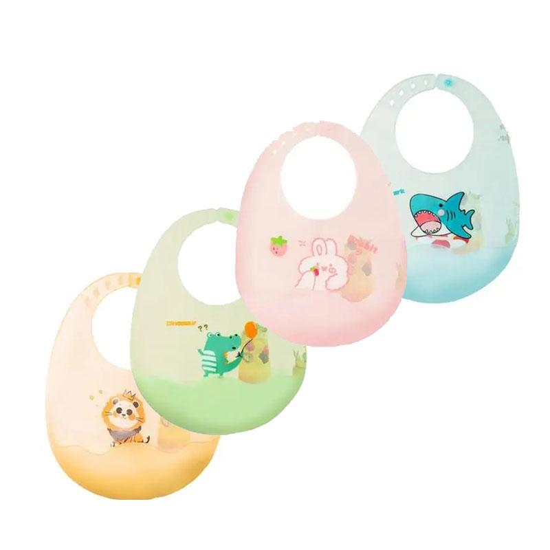 

Детские обеденные слюнявчики Слюнявчик для обеда для новорожденных Слюнявчик Анти-грязная ткань Моющийся слюнявчик Многоразовые силиконовые слюнявчики для малышей 1-3 года Не пачкающийся