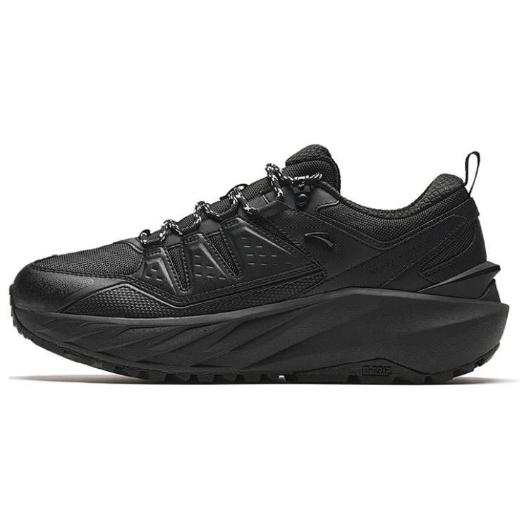 Anta Sports Slip Resistant Abrasion Resistant Low top Running Shoes Men's Black 912345586-1