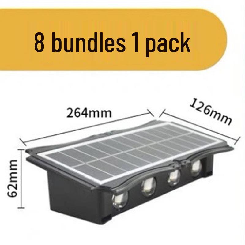 Waterproof Solar Wall Washer Light for Gardens and Courtyards