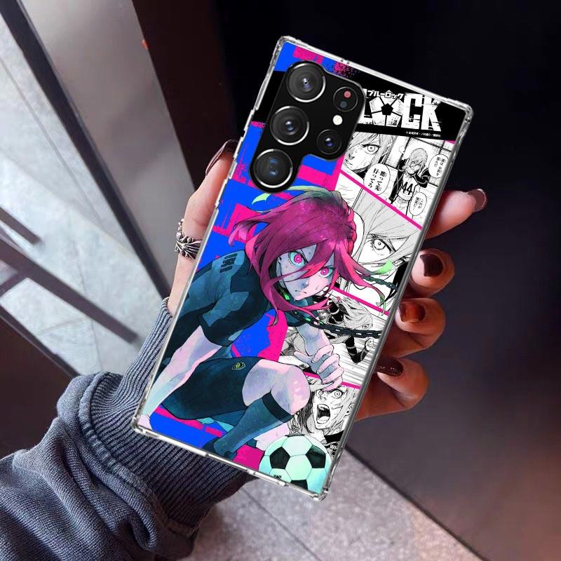 Blue Lock Chigiri Hyoma Phone Case For Samsung Galaxy S23 S24 S25 Edge S26 Ultra S22 + S21 Plus S20 FE Cover Silicone Print Shel