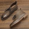 Boots Leather Retro Brand 2026 Casual Comfortable Fashion Outdoor Walking Shoe