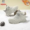 Bobodou Winter Boys' Thickened Non-slip Wear-resistant Velvet-lined Cotton Casual Shoes