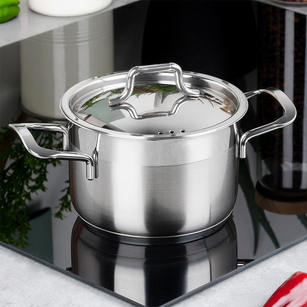 Steel pot with lid ANETT 14 cm, 1.5 l