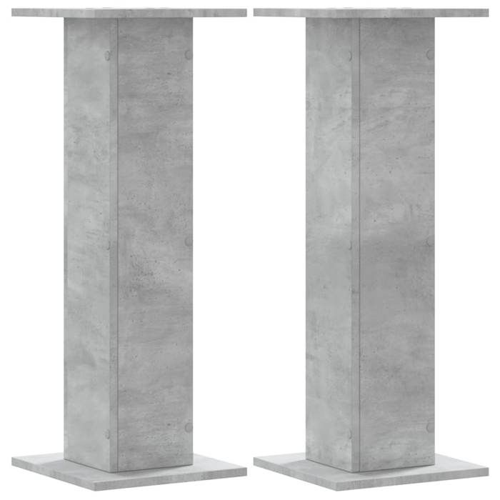VidaXL Plant Stands 2 Pcs Concrete Grey Engineered Wood, Flower Stand, Pot Stand, Plant Stand 3307867