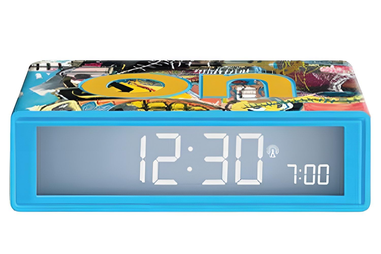 

LEXON LCD Alarm Clock Flip+ Jean-Michel Basquiat Untitled Skull Radio-controlled/Snooze function/AAA battery included [Domestic genuine product]