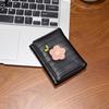 Korean version cute little fresh flower short wallet multi-card card bag multi-function certificate storage bag portable wallet