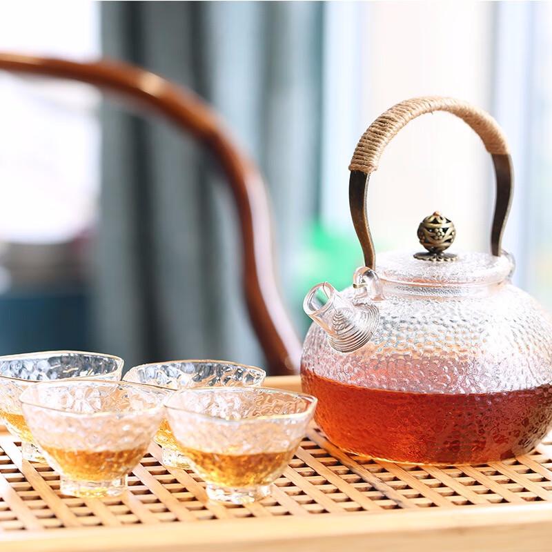 GUOZI GZ-S38 Hammered Glass Tea Set
