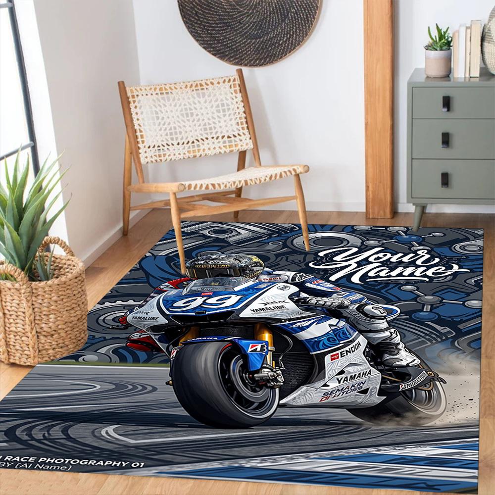 Jorge Lorenzo Customize Your Name Area Rug Design For Study Room Dining Room Foyer Entryway Antislip Rug Decorate Offices Spiritual Gift