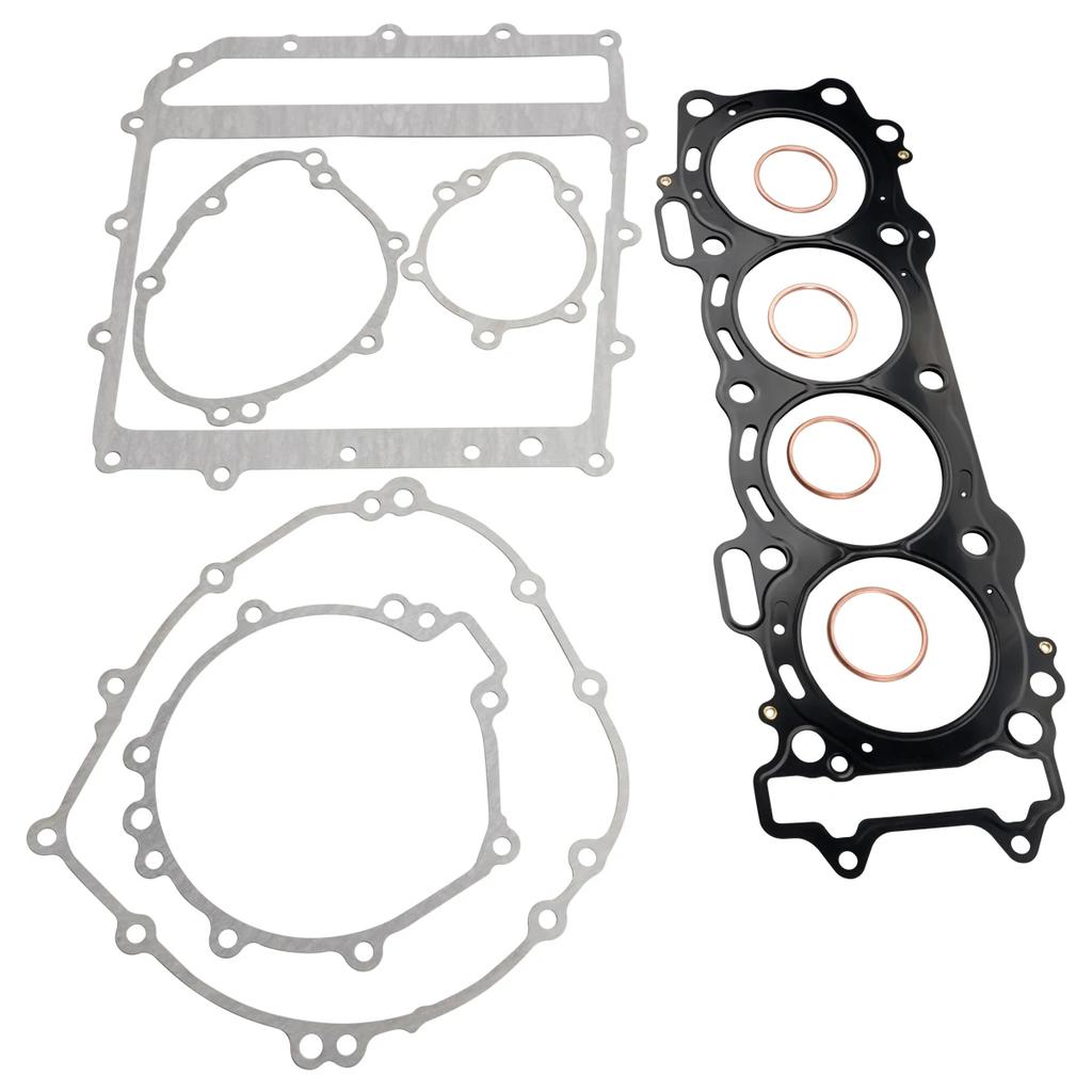 Motorcycle Crankcase Engine Covers Cylinder Gasket Kits Set For Kawasaki Ninja ZX-10R ZX10R ZX1000 2008-2010