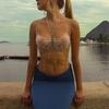 Fashion Bikini Chains Beach Body Chains Bra Beaded Chest Chain Body Accessories Jewelry for Raves Party Beach Clubwear