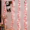 1 Roll, LED Sakura String Lights Courtyard Lights New Year, Christmas, Holiday Decorations, Batteries Not Included (1 X 6.56 Ft 20 LED)