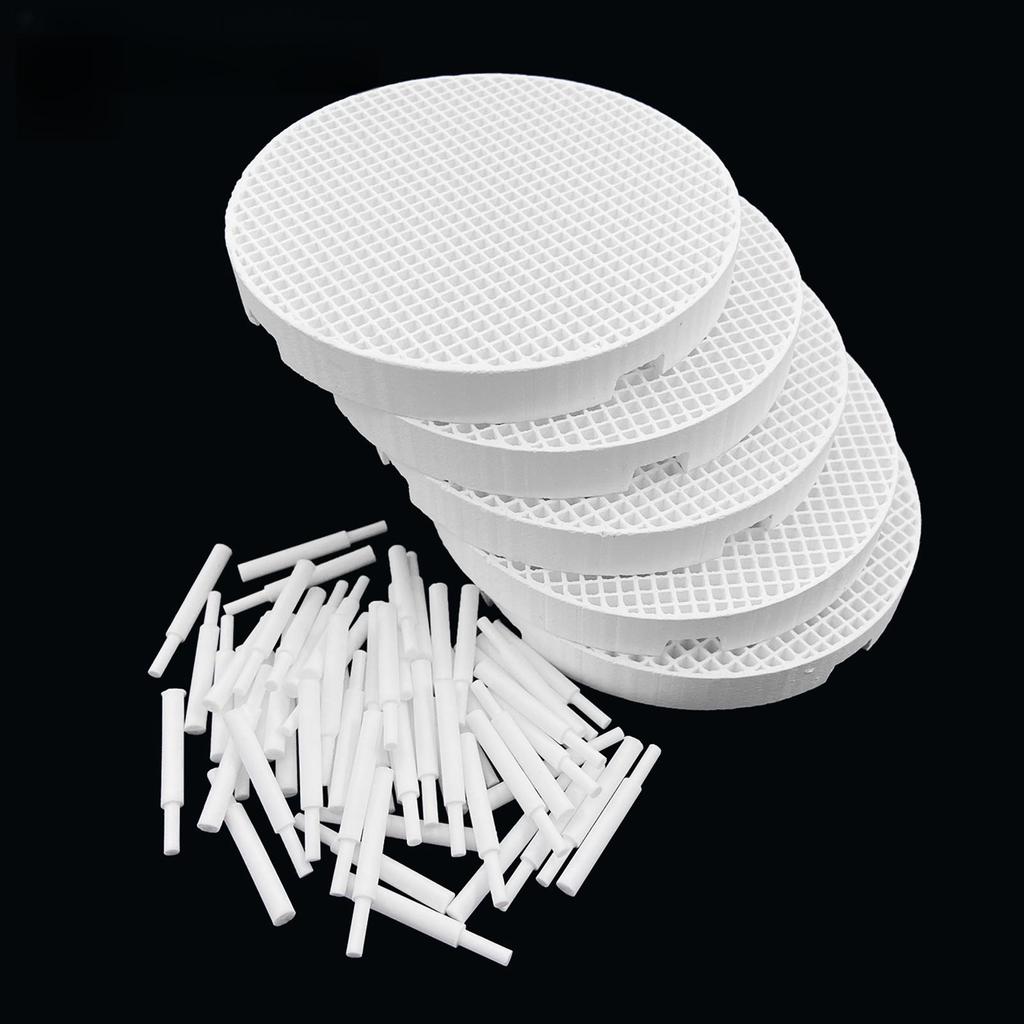 Plateaux de cuisson alvéolés pour laboratoire dentaire et broches en céramique de zircone Fournitures pour technicien dentaire