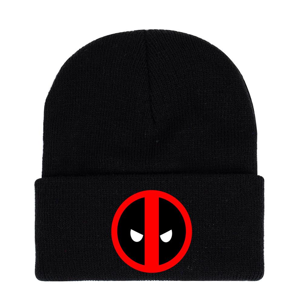 Spiderman Batman Knit Beanie Acrylic Thermal Rolled Brim Winter Hat For Adults Fans