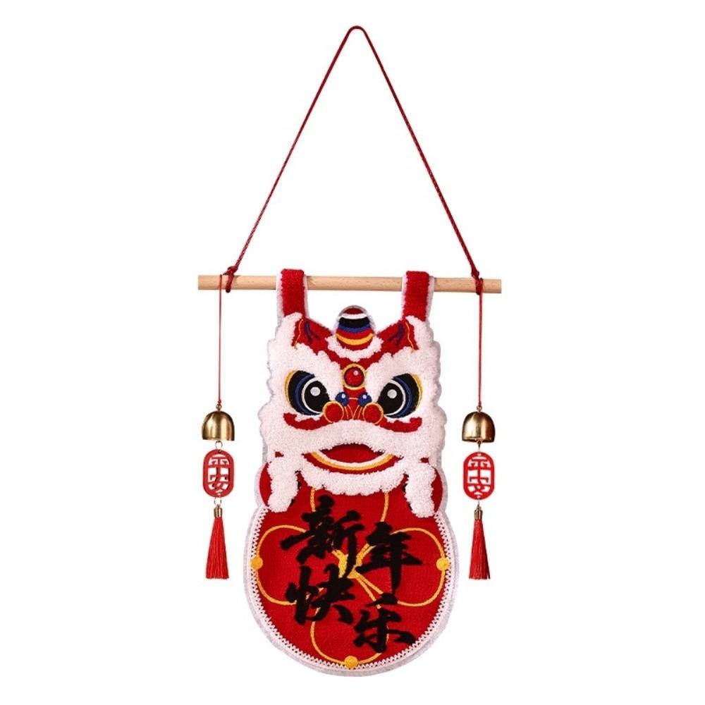 Lion Dance Year Horse Pendants Traditional Spring Festival Decoration Wall Hanging  Living Room
